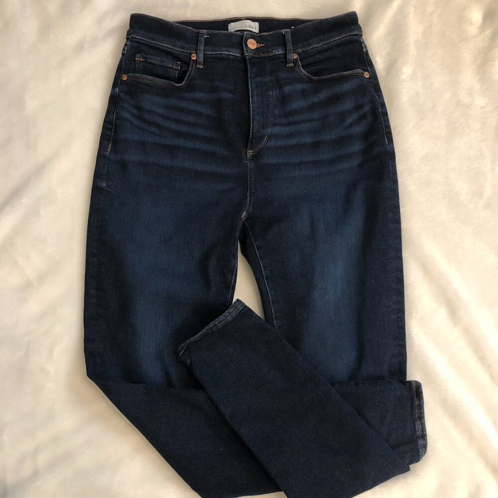 Loft  The Sculpt Jegging - Dark Wash